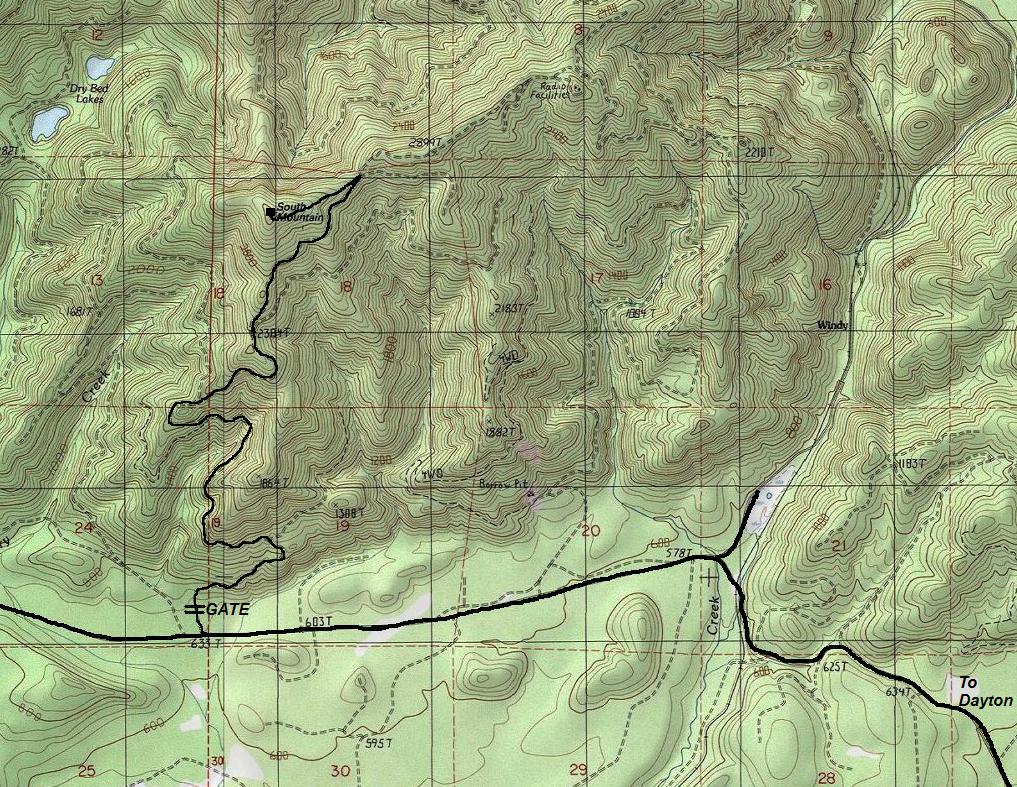 south mountain map