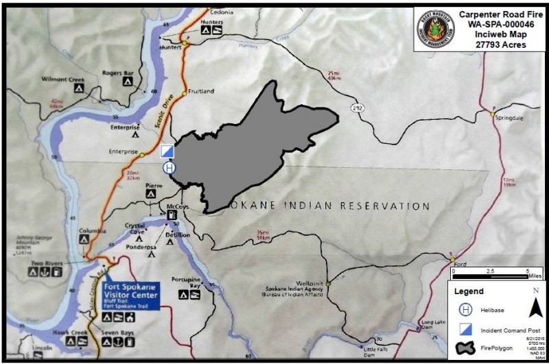 carpenter road fire map