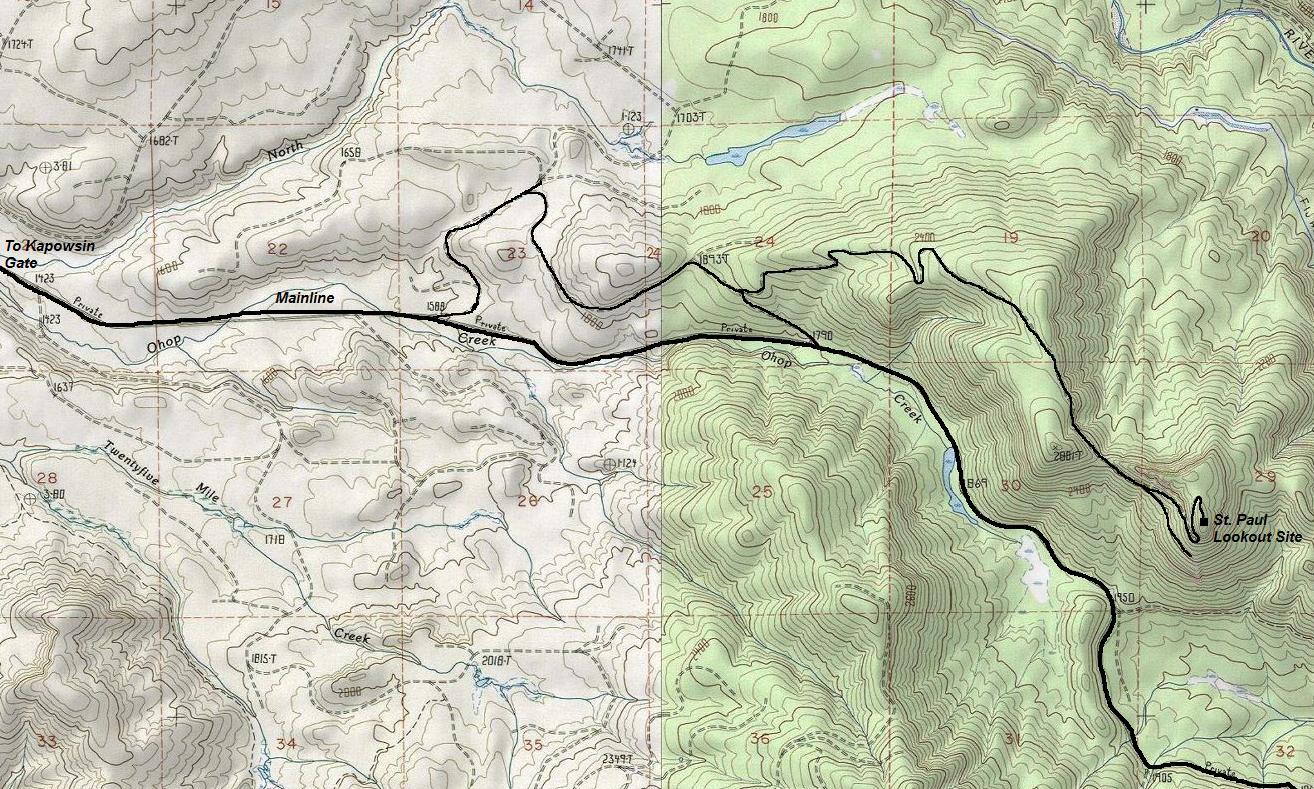 st paul map