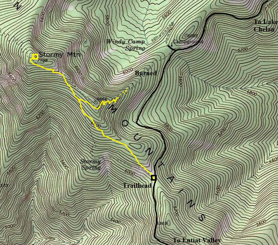 Stormy Mountain Map