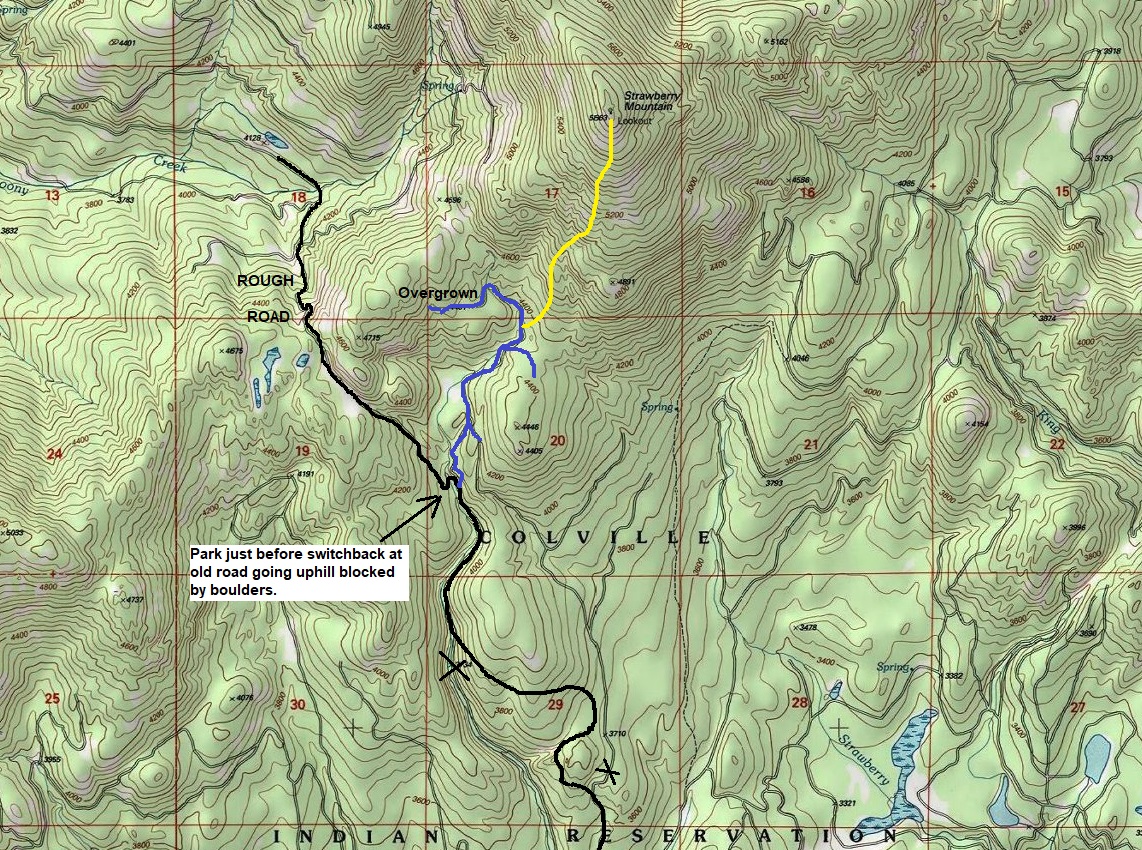 strawberry mountain map