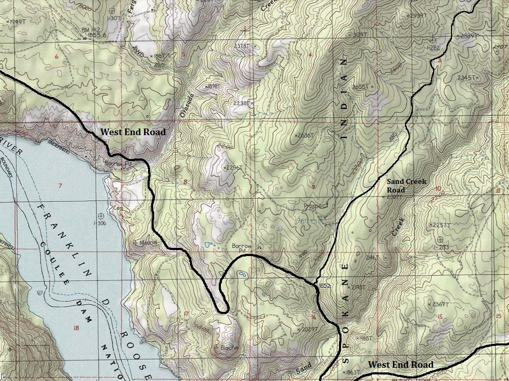 Tower Mountain map