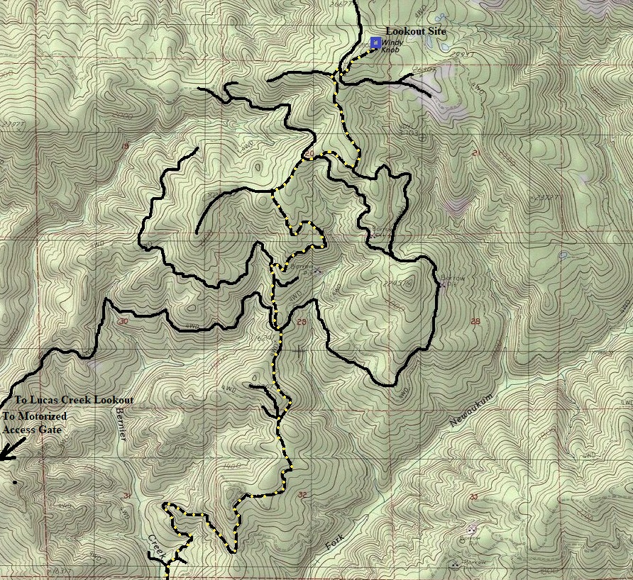 windy knob map