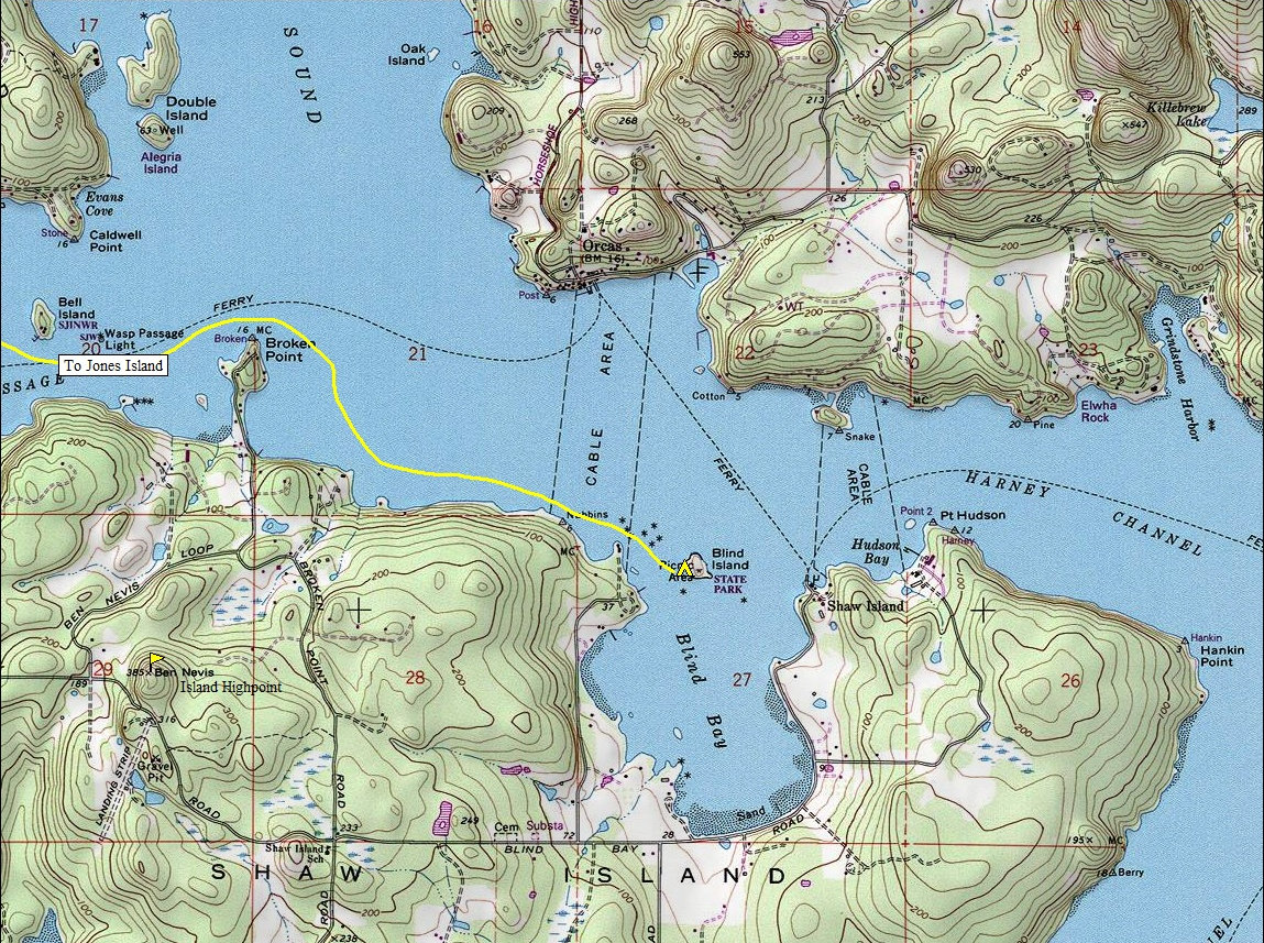 san juan islands map