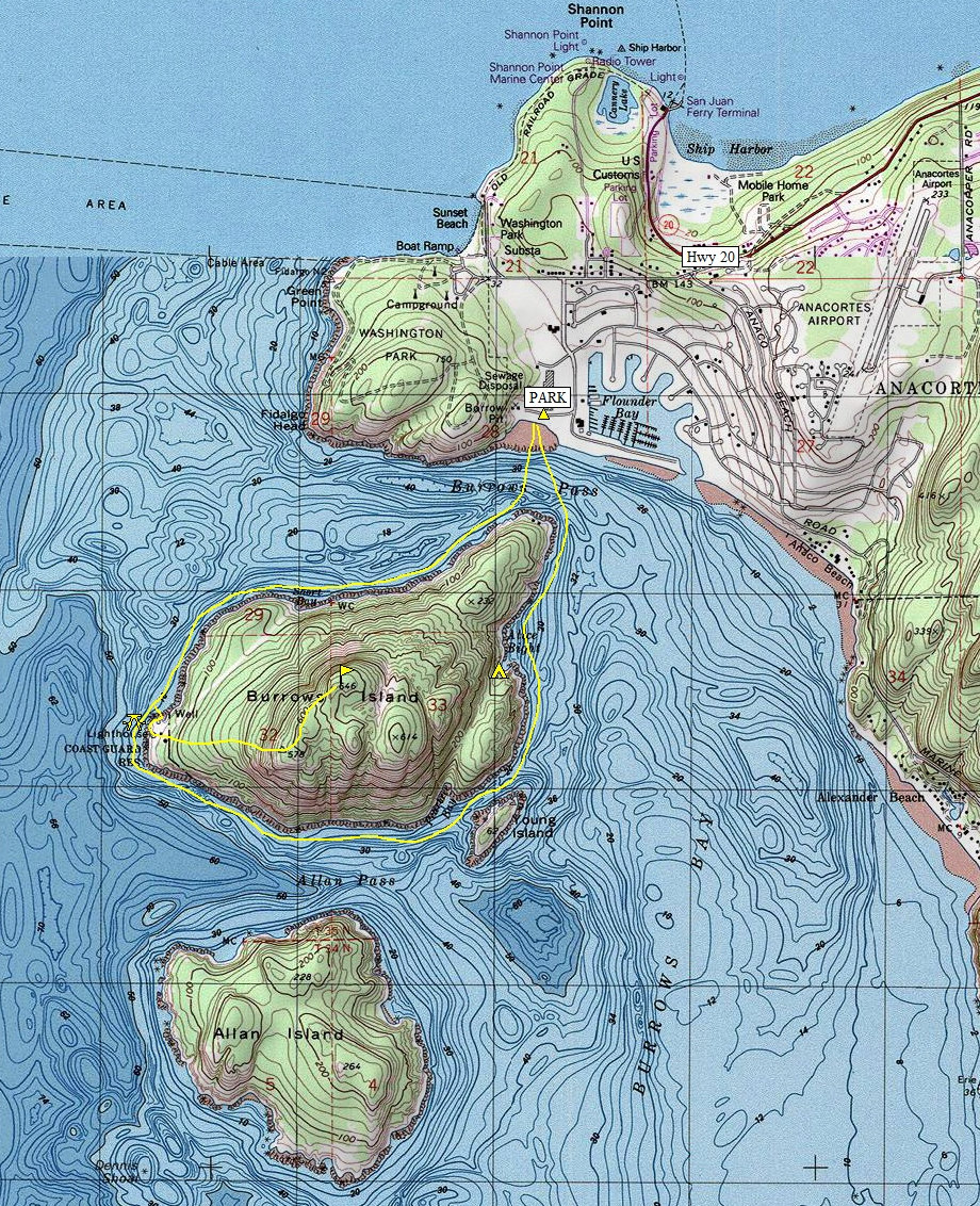 anacortes burrows island map