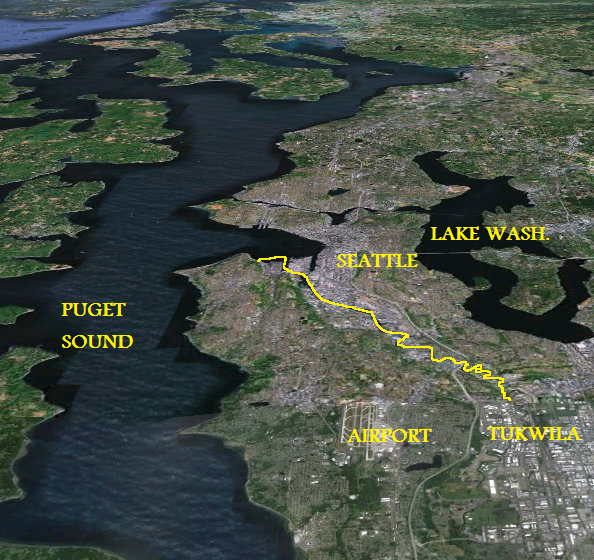 Duwamish River map