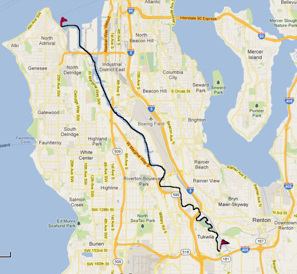 Duwamish River Map