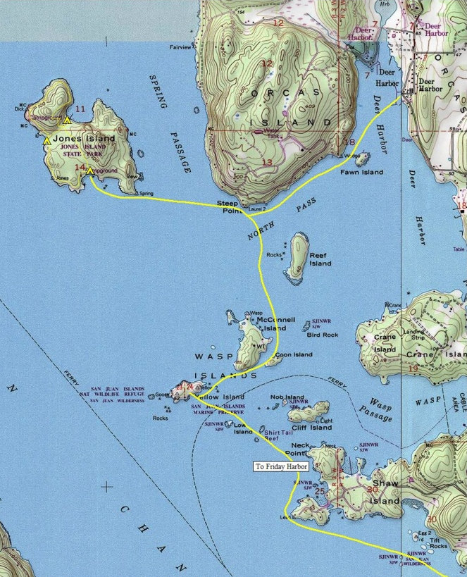 jones island map