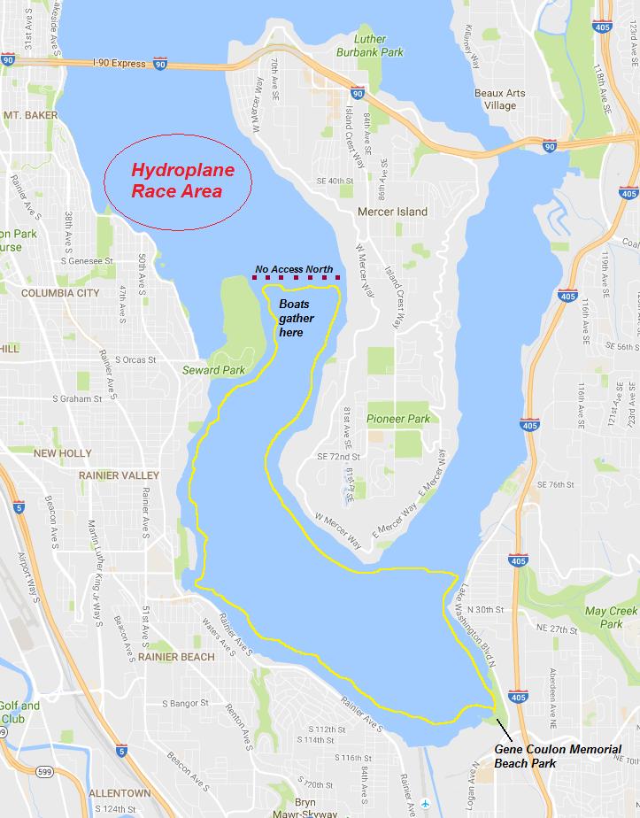 lake washington map