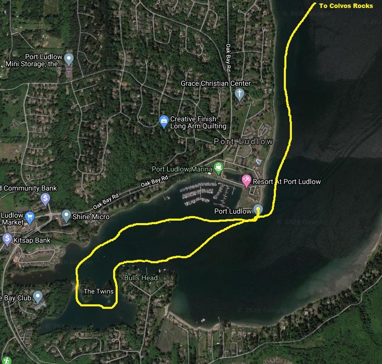 port ludlow kayak map