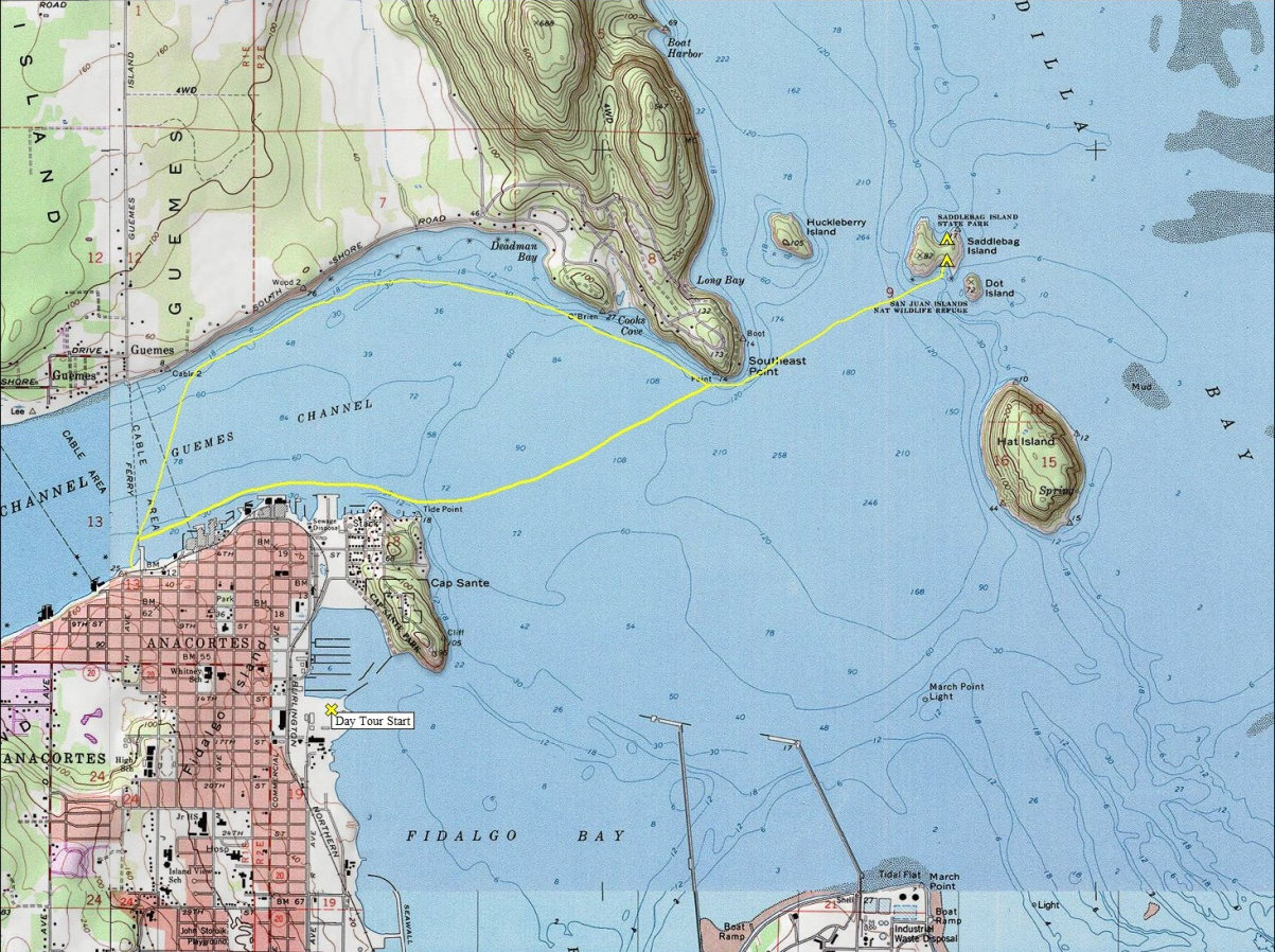 saddlebag island map