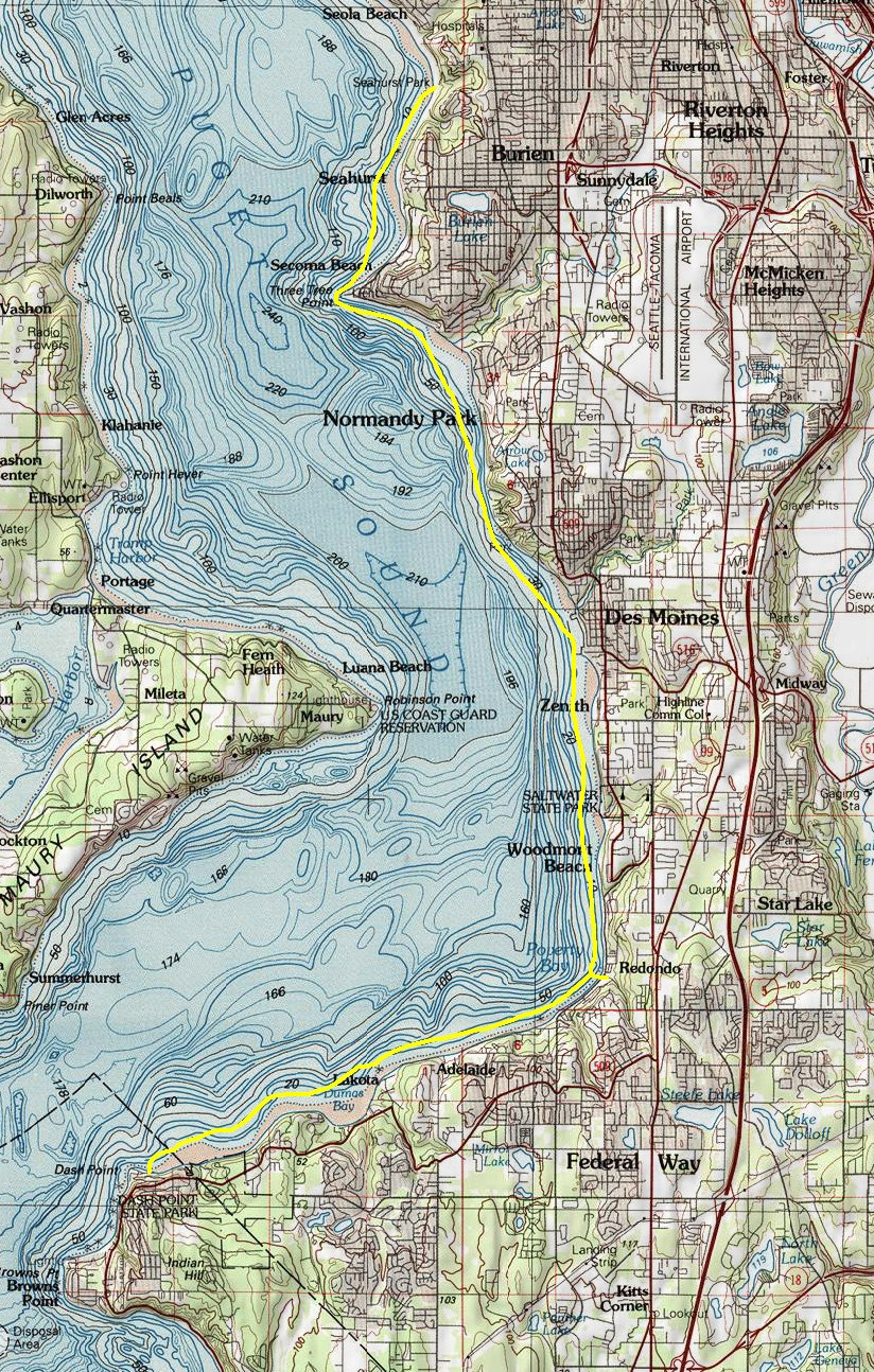 east passage kayak map