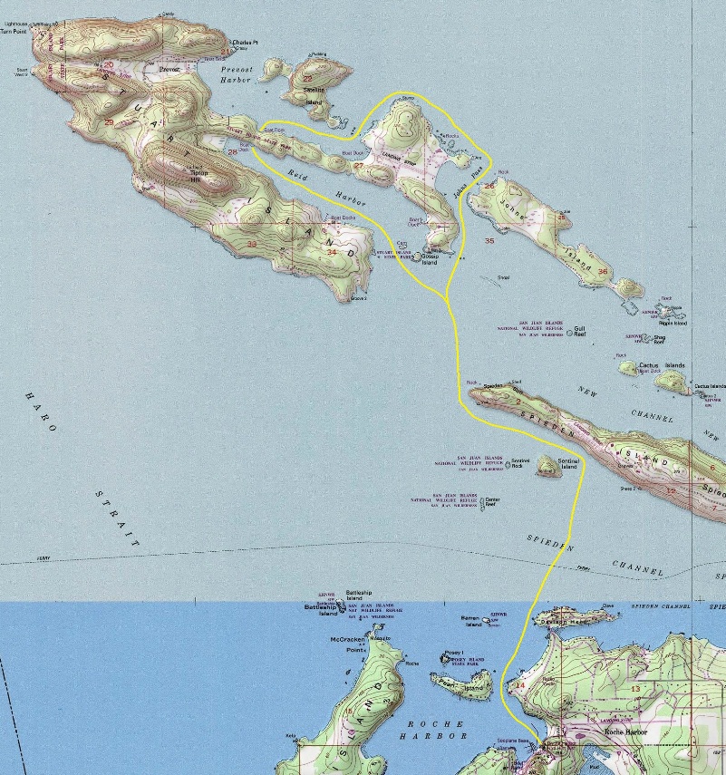 stuart island map