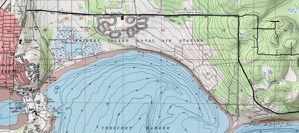 whidbey island map