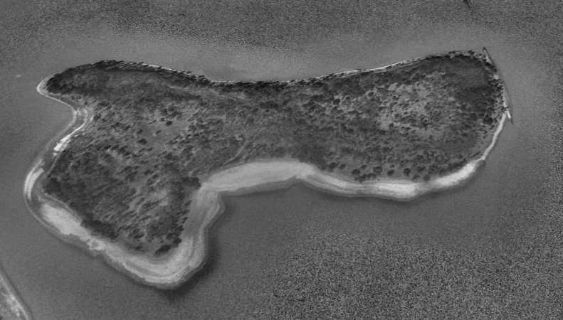 duck island aerial photo