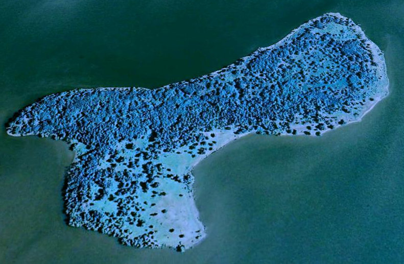 duck island aerial photo
