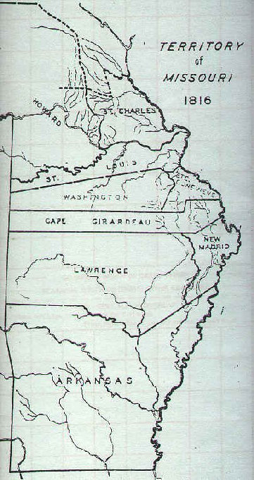 Missouri historic map