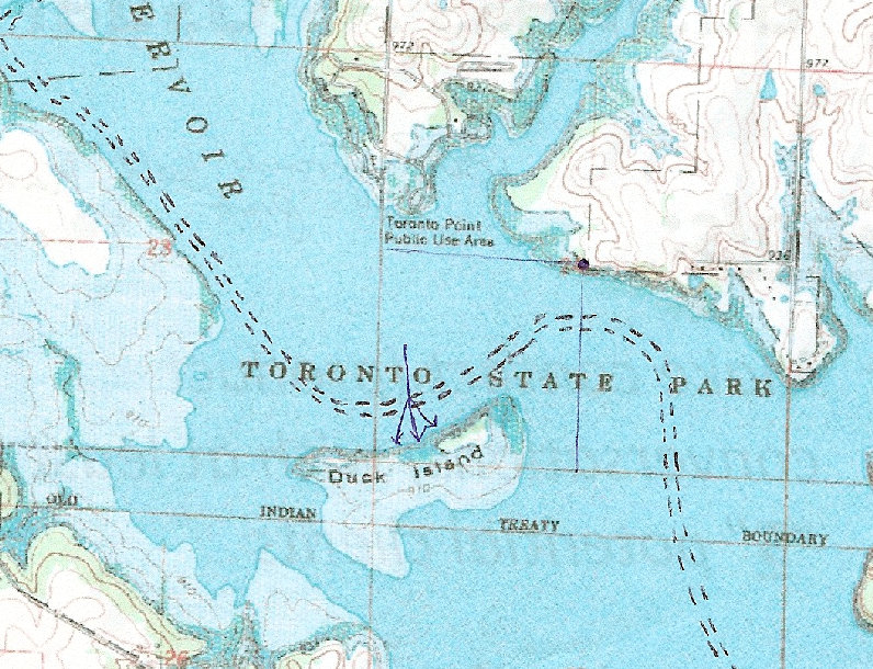 Toronto Lake map