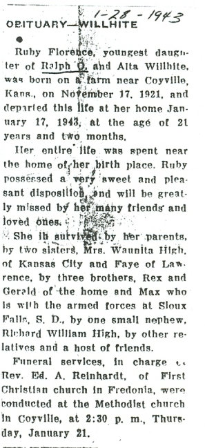 ruby obituary