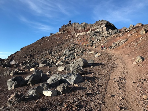 hiking fuji