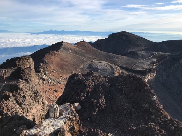 fuji crater