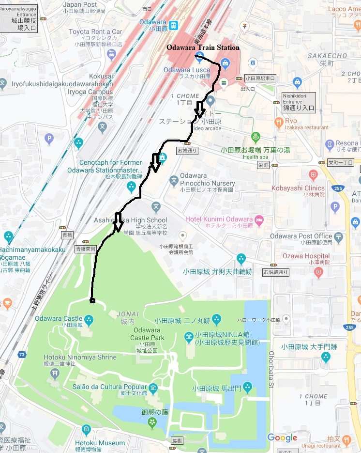 Odawara Map