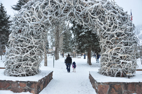 Jackson Hole town square