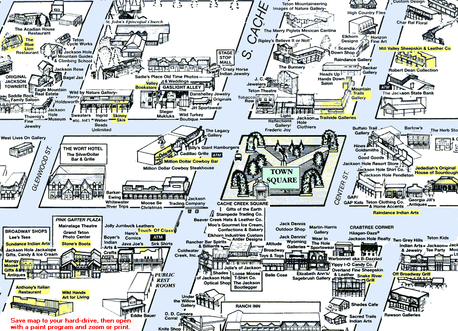 Jackson Town Map