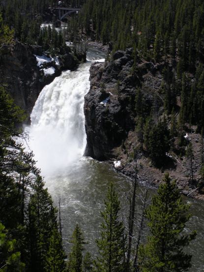 upper yellowstone falls