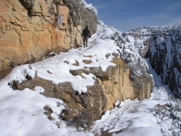 cliffs on Observation Point 