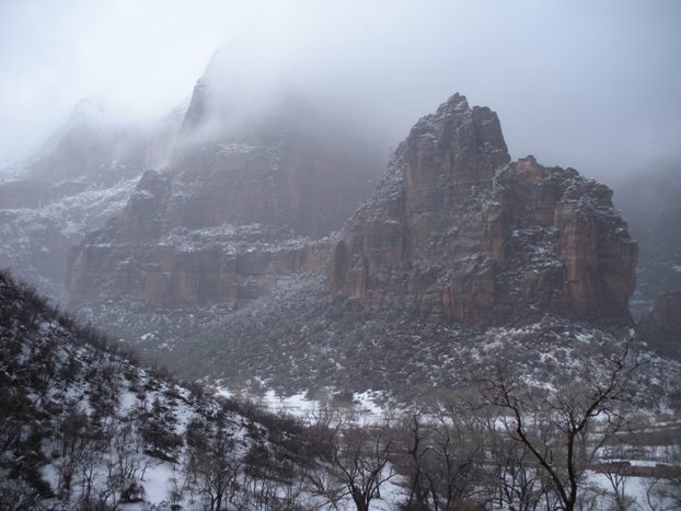 The Organ from the Weeping Rock trail