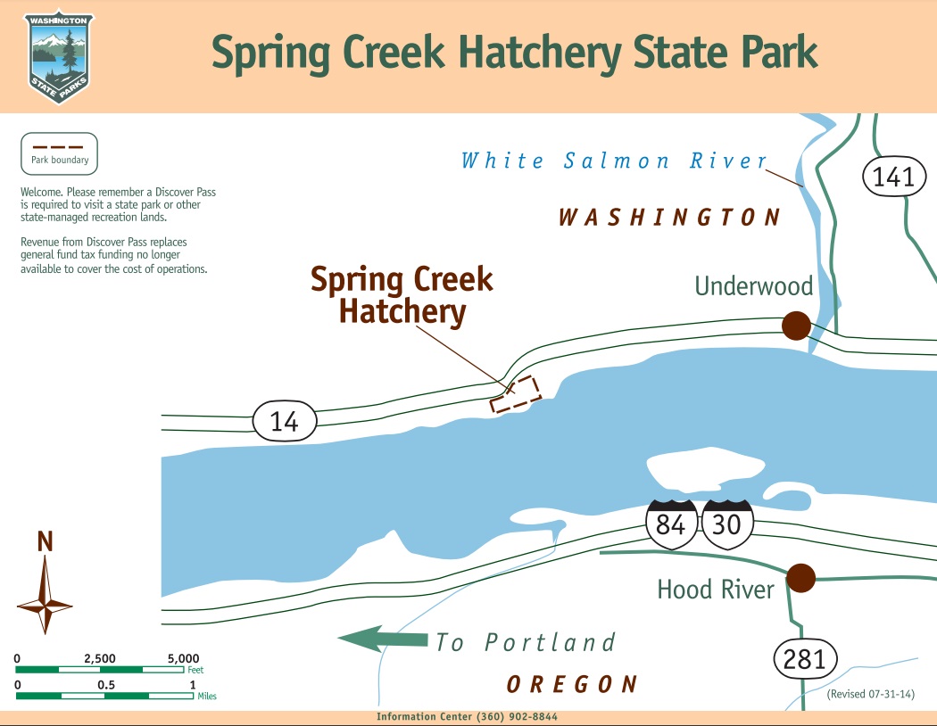 spring creek state park map