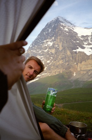 Camping near Kleine Scheidegg