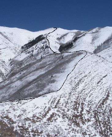 Kessler Peak Route