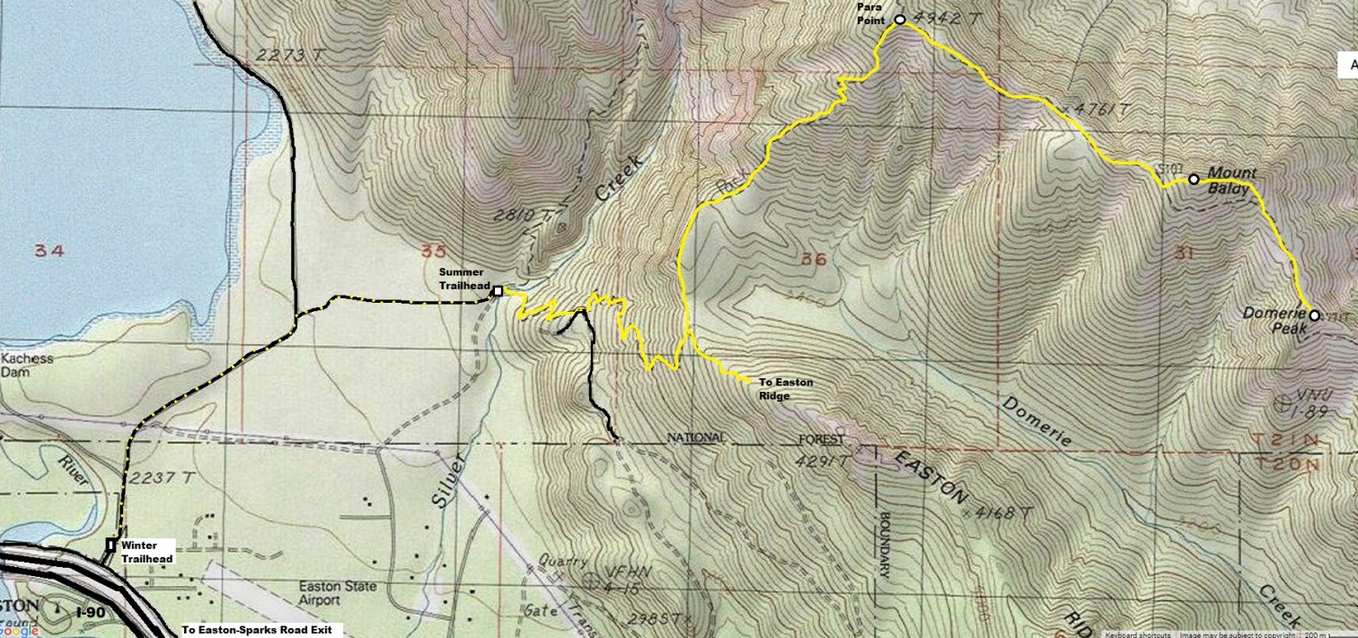 mount baldy topo map