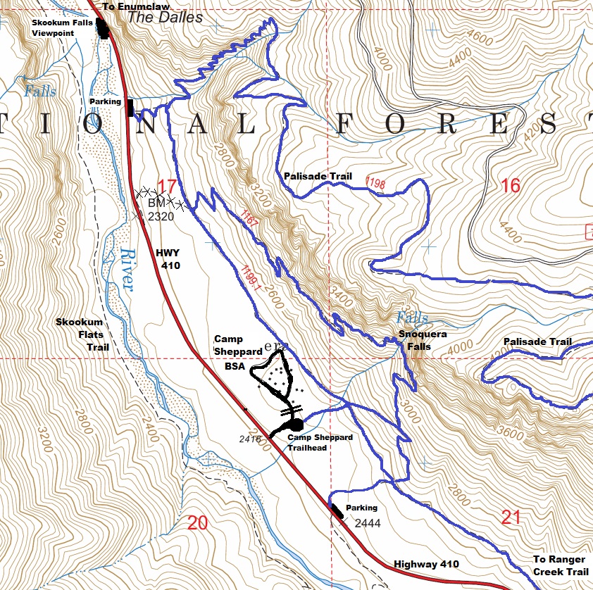 snoquera falls map