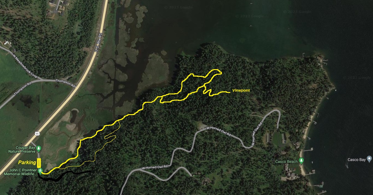 cougar bay nature reserve map