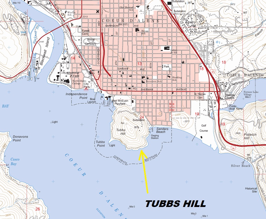 tubbs hill map