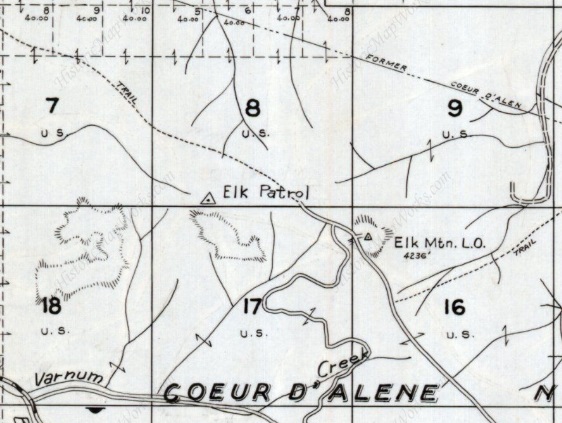 elk mountain map