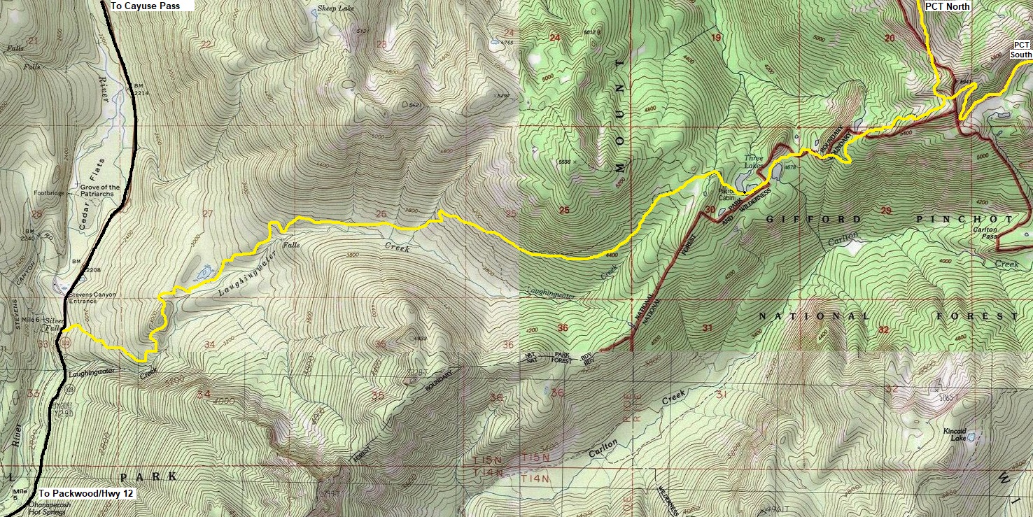 laughingwater creek trail map