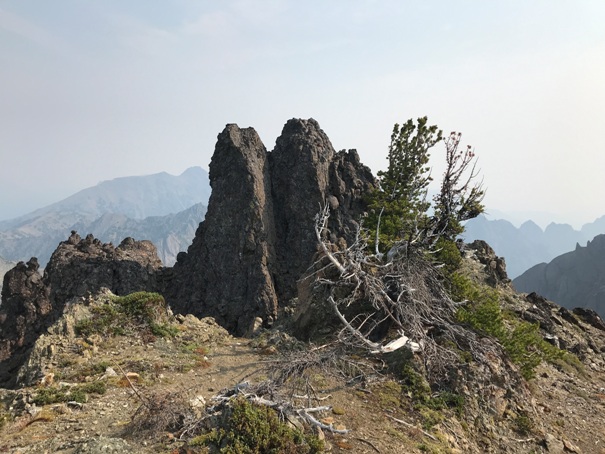 cloudy peak