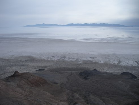 views of the salt flats