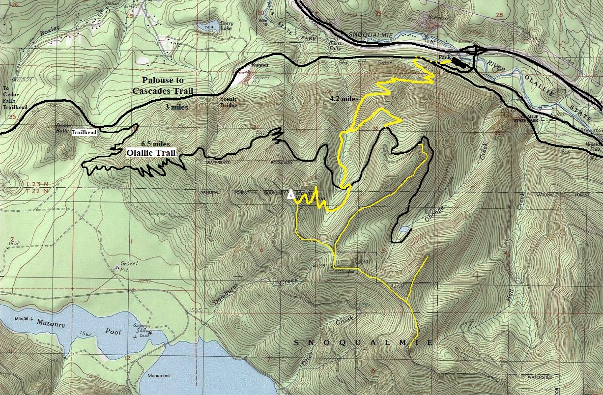 mount washington map