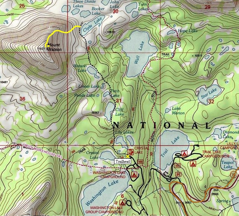 Mount Watson Map