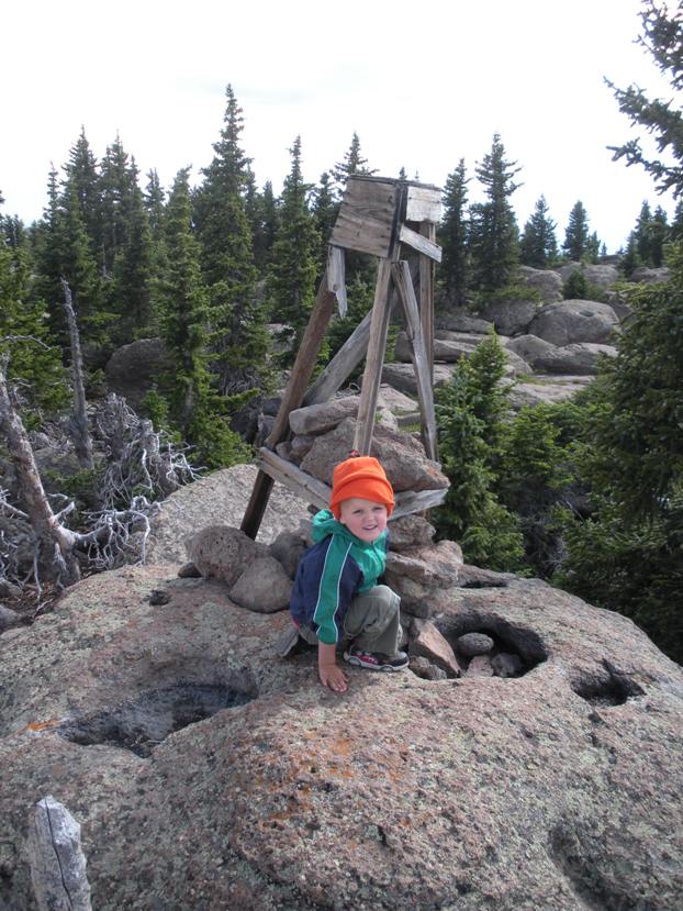 On the top of Fish Lake