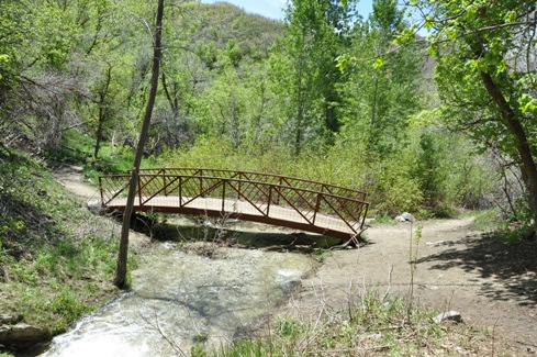 Bridge below Ghost Falls