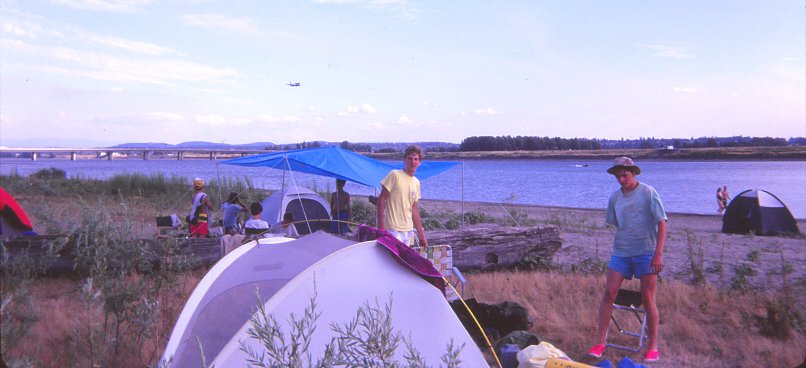 columbia river canoe trip