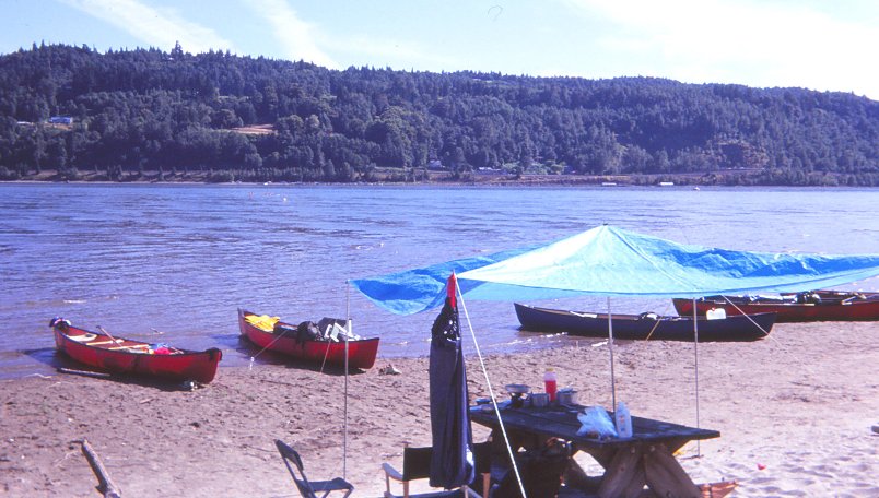 columbia river canoe trip