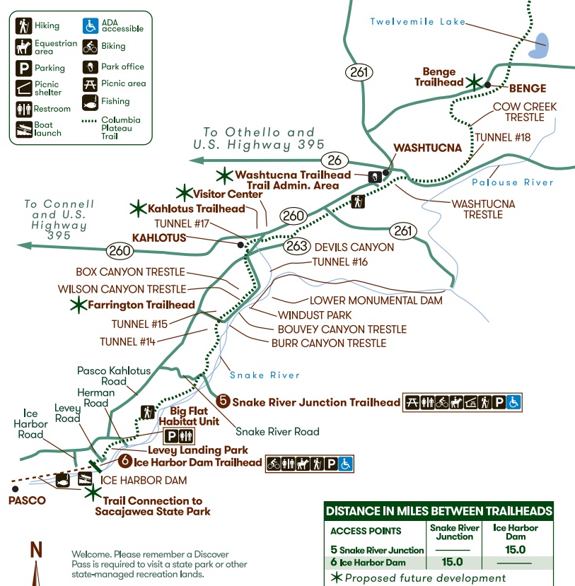 columbia plateau map