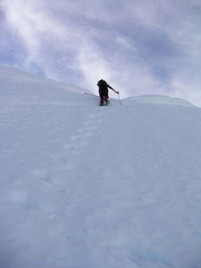 Gaining the ridgeline